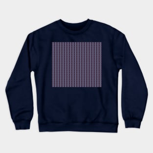 Psychedelic Silver Blue Geometry Pattern Crewneck Sweatshirt